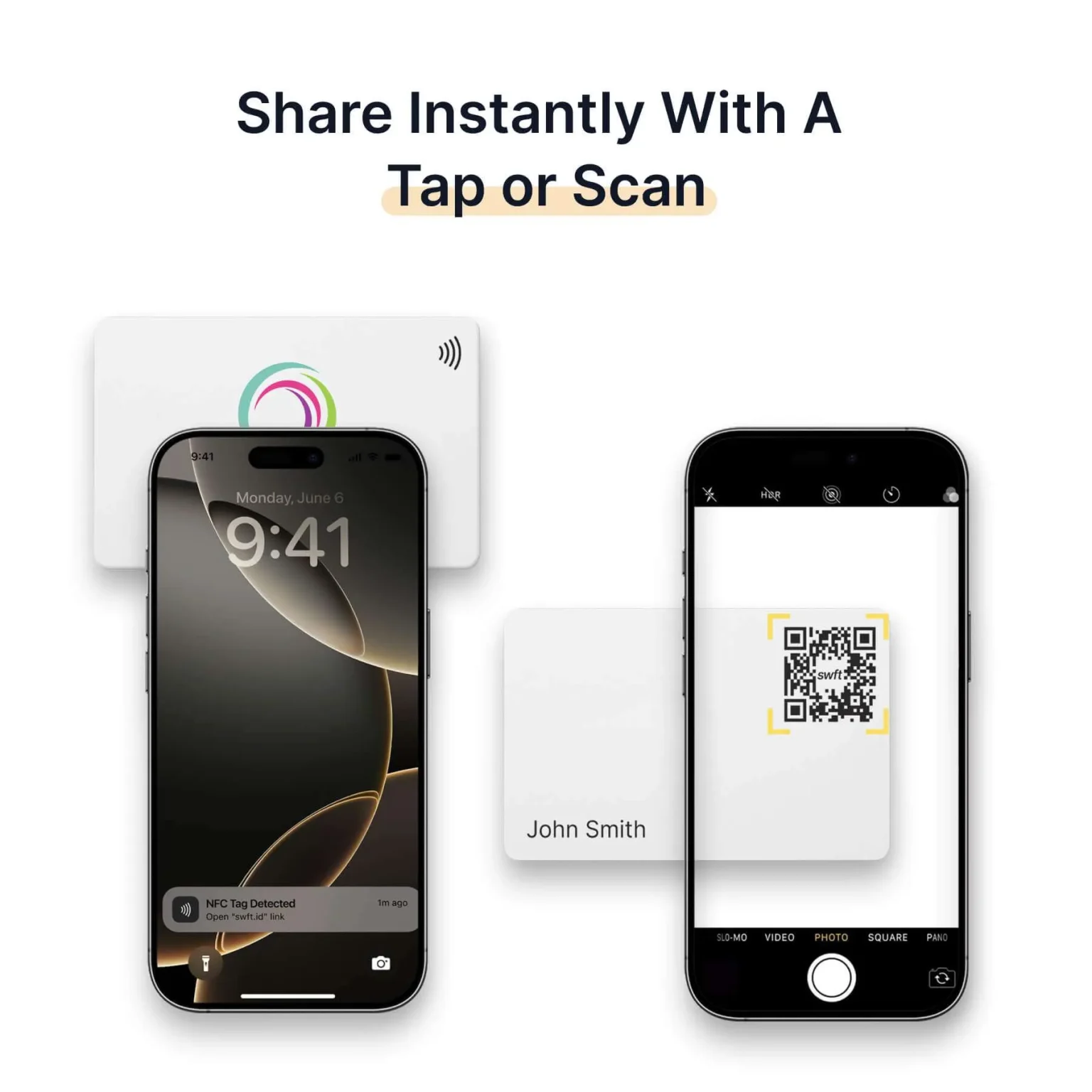 Tapping NFC card